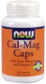 Cal-Mag 
With Trace Minerals and Vitamin D 
NOW 120 caps